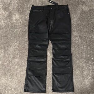 Nova Wire Waxed Pleat Skinny Flare Pants